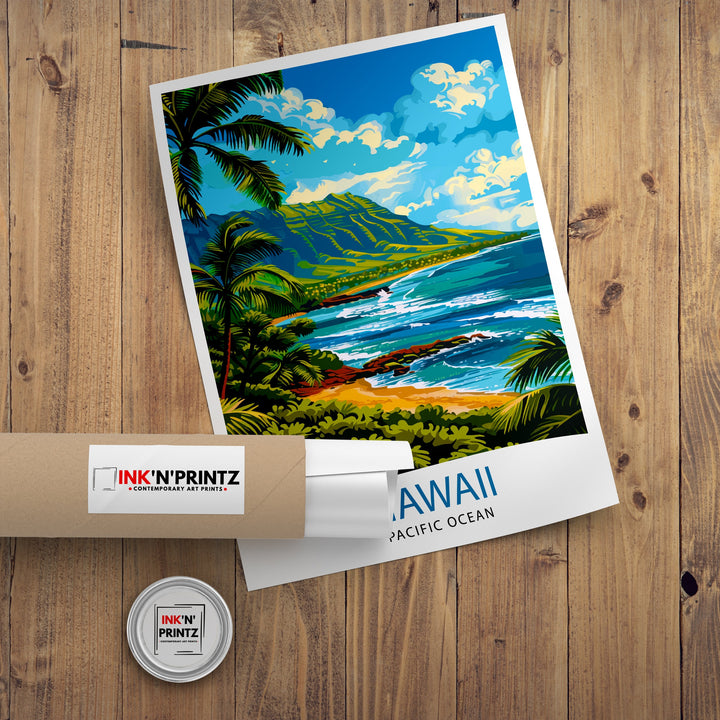 Hawaii Travel Poster Hawaii Poster Hawaii Wall Art Travel Poster Hawaii Poster Travel Poster Hawaii Travel Poster