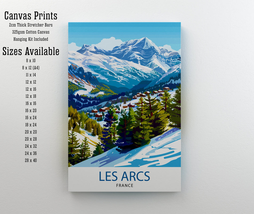 Les Arcs France Poster