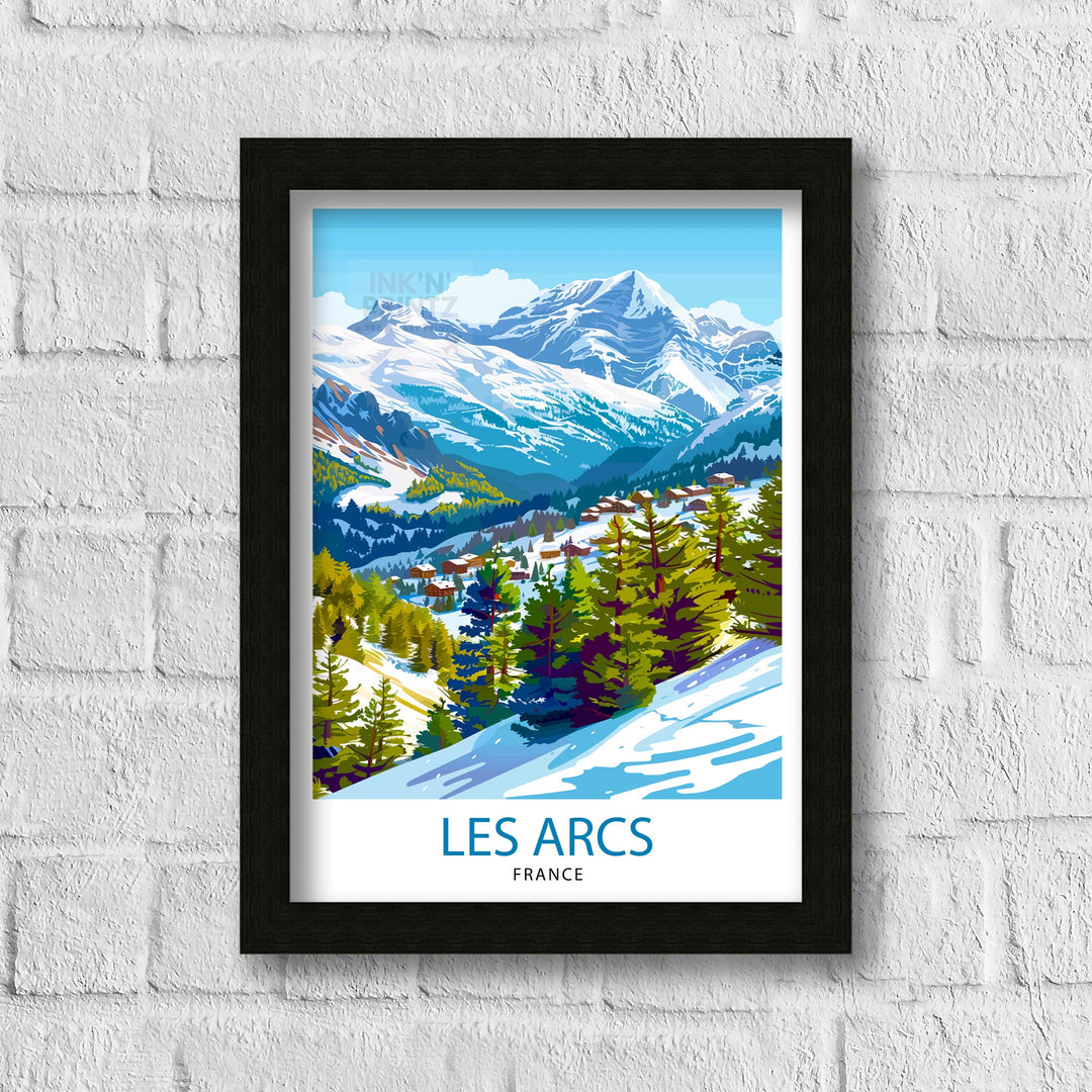 Les Arcs France Poster