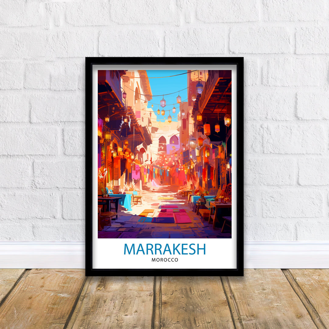 Marrakesh Travel Poster