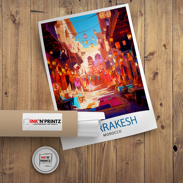 Marrakesh Travel Poster