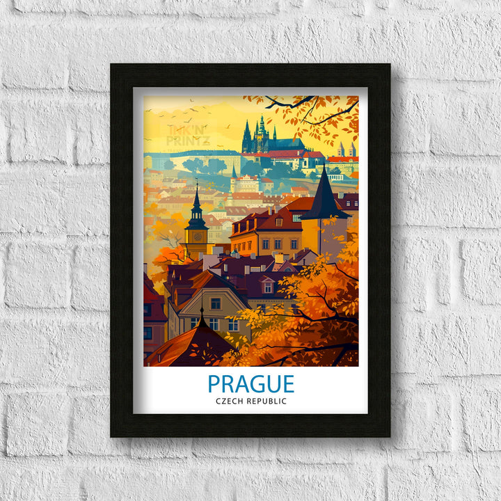 Prague Czech Republic Travel Print Wall Decor Prague Wall Decor Prague Poster Czech Republic Travel Prints Prague Art Print Prague