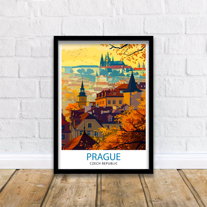 Prague Czech Republic Travel Print Wall Decor Prague Wall Decor Prague Poster Czech Republic Travel Prints Prague Art Print Prague