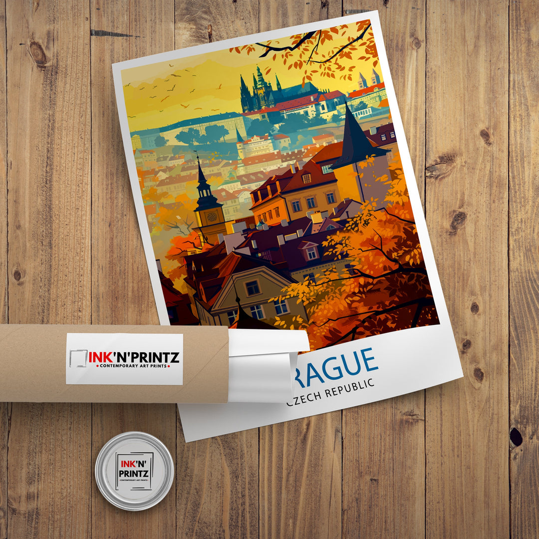 Prague Czech Republic Travel Print Wall Decor Prague Wall Decor Prague Poster Czech Republic Travel Prints Prague Art Print Prague