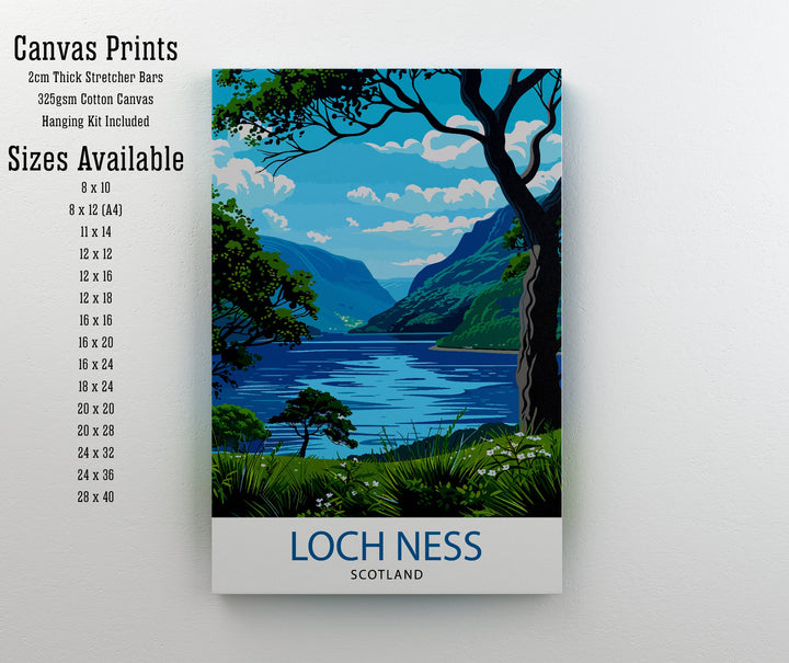 Loch Ness Travel Poster Loch Ness