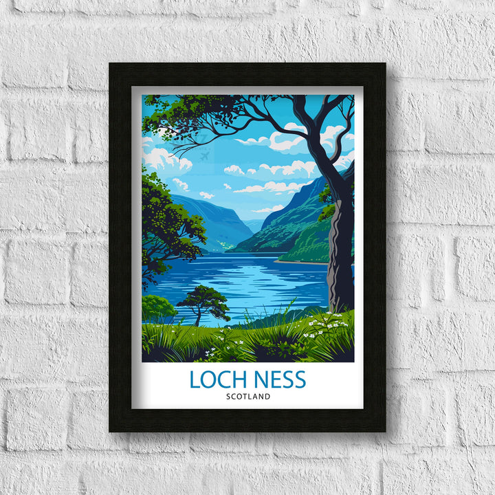 Loch Ness Travel Poster Loch Ness