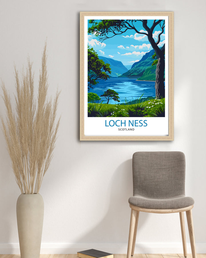 Loch Ness Travel Poster Loch Ness