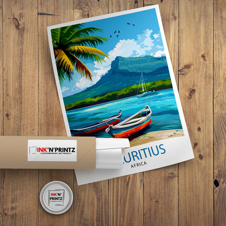 Mauritius Travel Poster Mauritius Poster