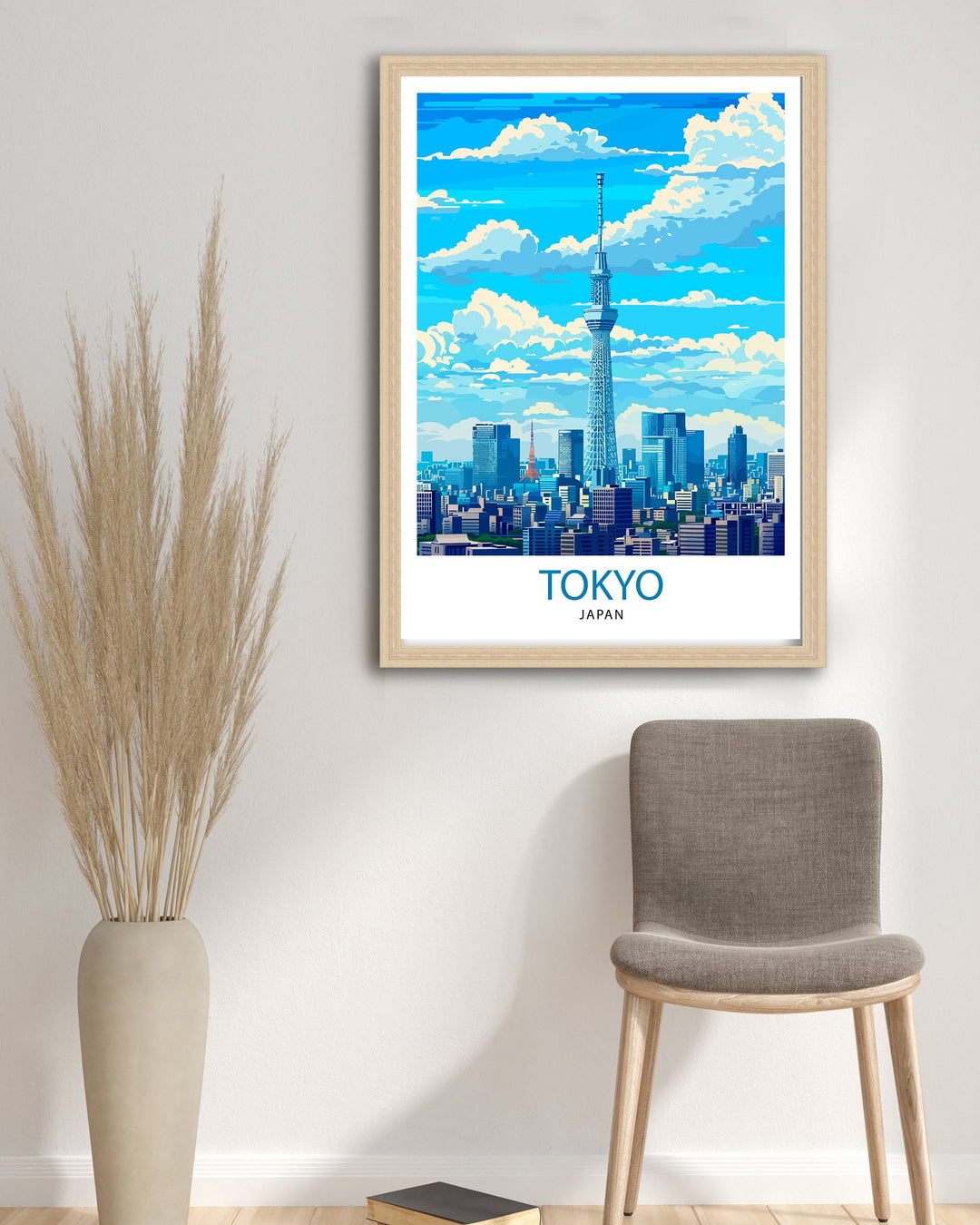 Tokyo Japan Travel Print Wall Decor Tokyo Art Print Tokyo Poster Japan Travel Prints Tokyo Art Print Tokyo Illustration Tokyo Wall Art