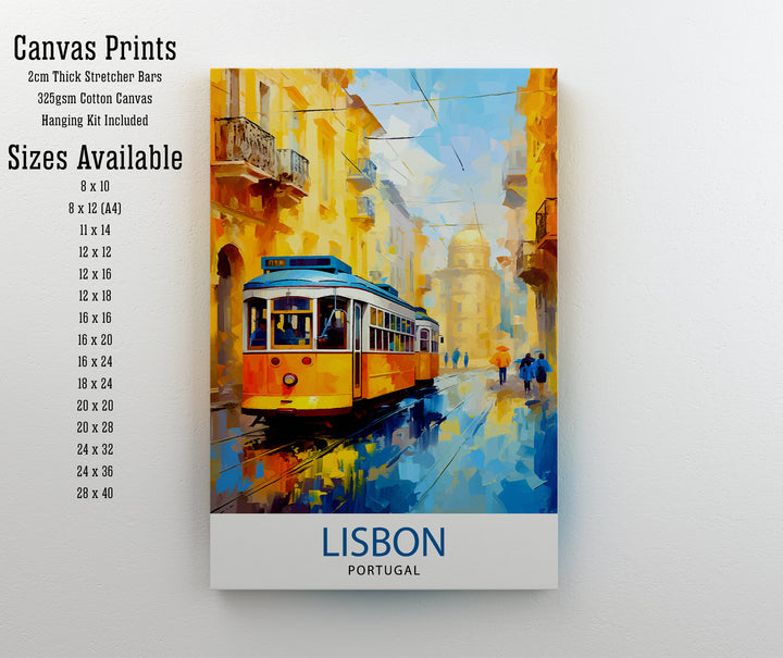 Lisbon Portugal Travel Print Wall Decor Lisbon Poster Portugal Travel Prints Lisbon Art Print Lisbon Illustration Lisbon Wall Art