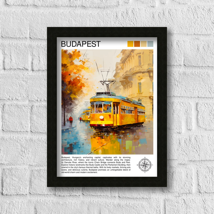 Budapest Hungary Travel Poster Budapest Wall Art Hungary Illustration Budapest Poster Hungary Travel Decor Budapest Home Decor Travel Poster