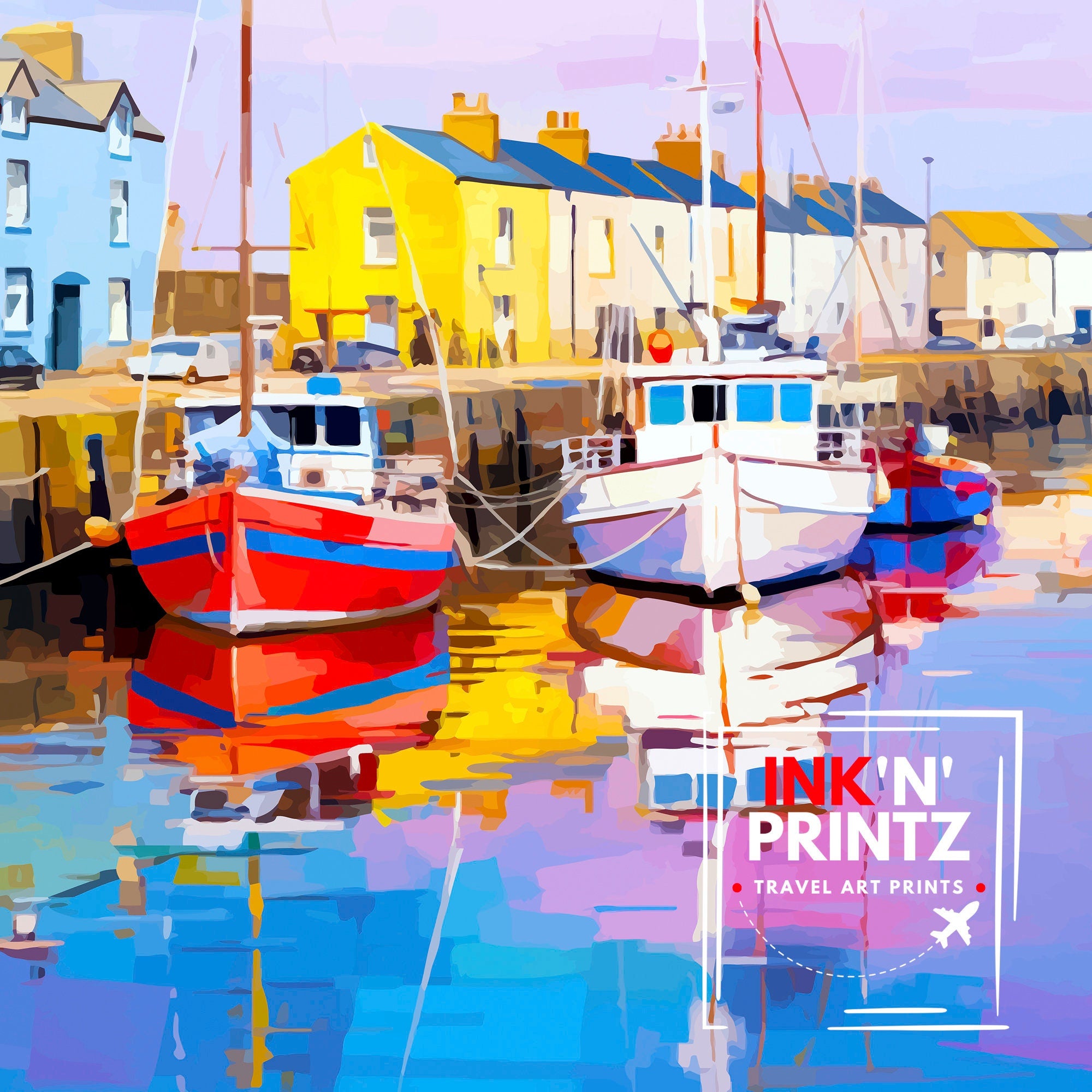 Whitstable Canterbury Travel Print Wall Art Whitstable Wall Hanging Home Décor Whitstable Gift Art Lovers UK Art Lover Gift Print Art