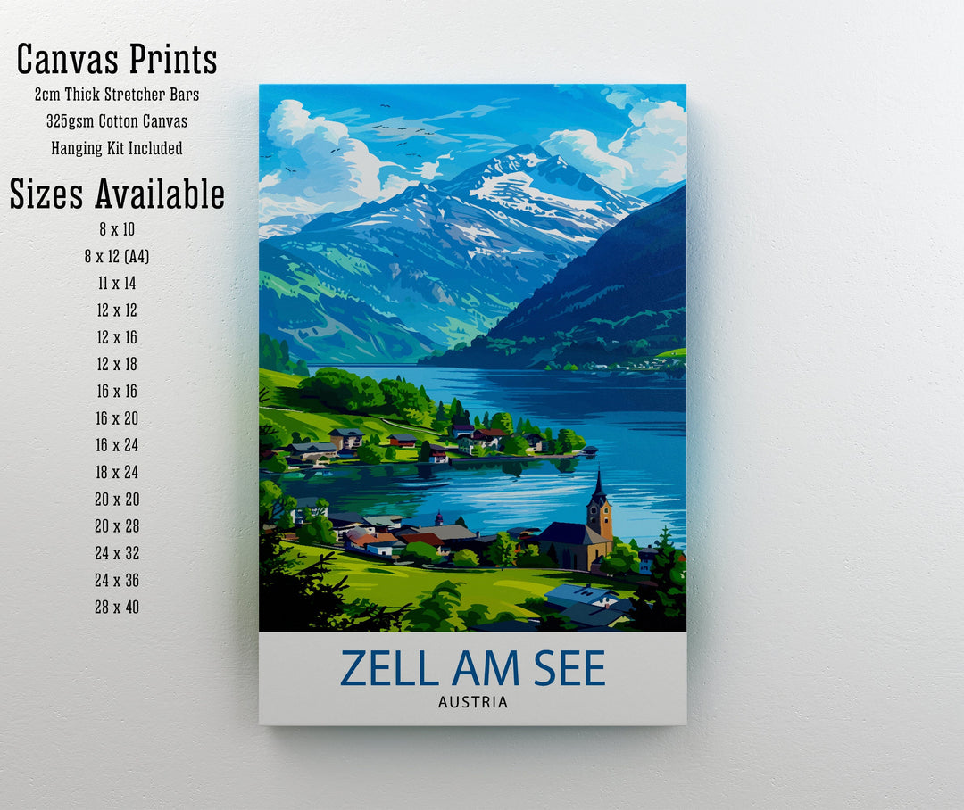 Zell am See Travel Poster