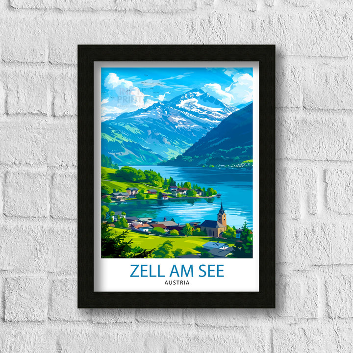 Zell am See Travel Poster