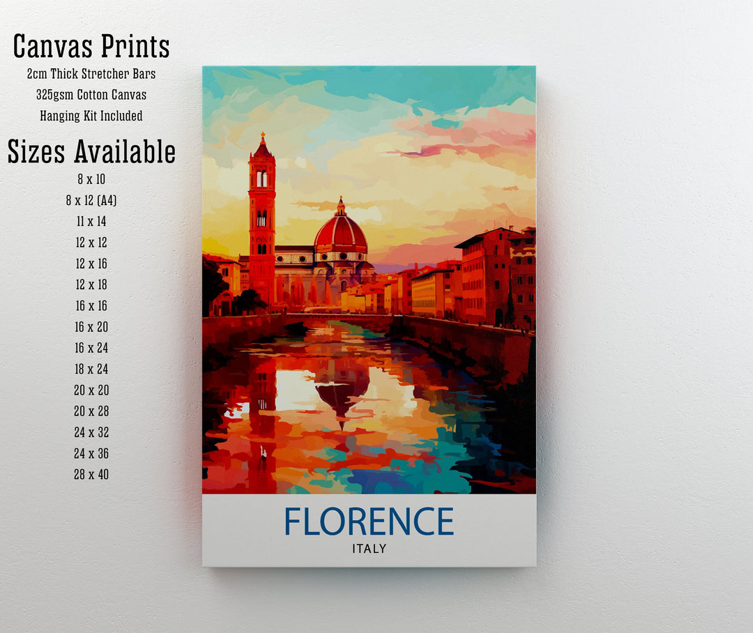 Florence Italy Travel Poster Florence