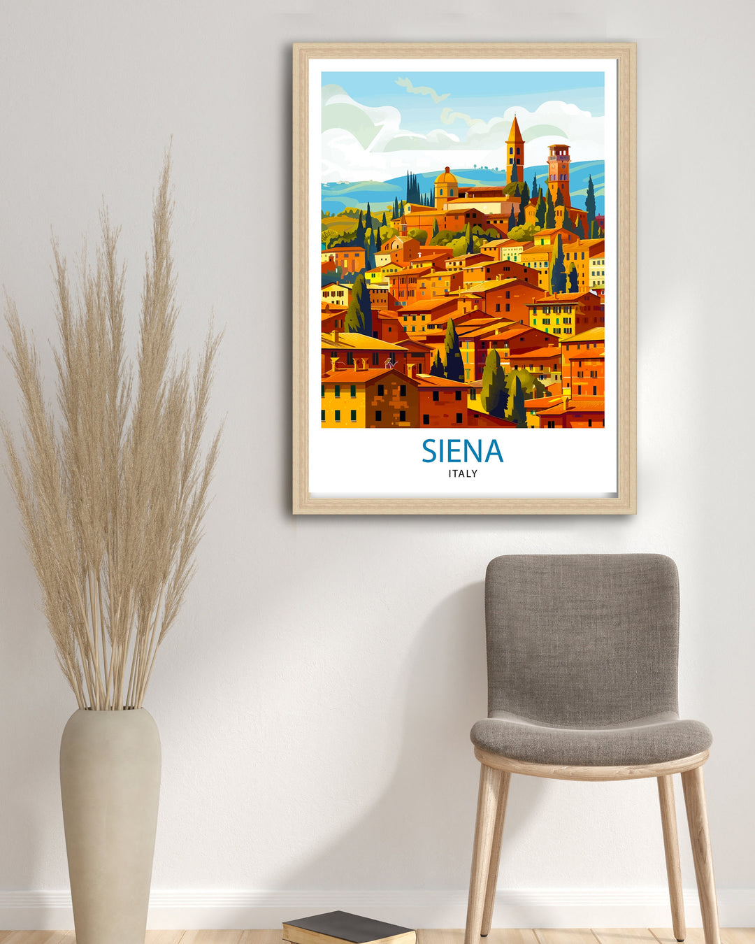 Siena Italy Travel Poster