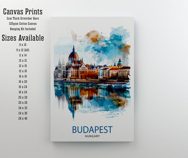 Budapest Hungary Travel Print Wall Decor Wall Art Budapest Wall Hanging Home Décor Budapest Gift Art Lovers Hungary Art Lover Gift Print Art