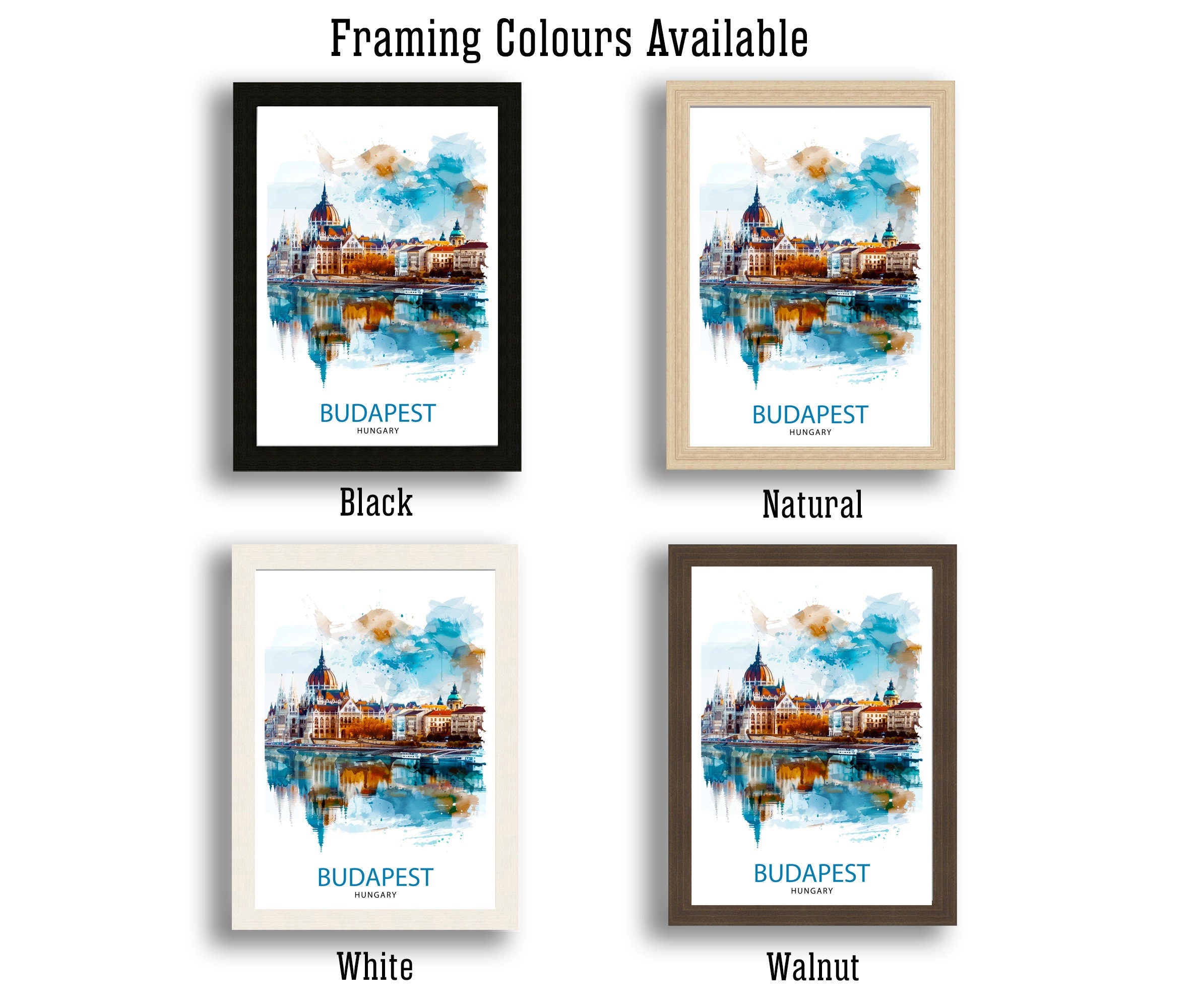 Budapest Hungary Travel Print Wall Decor Wall Art Budapest Wall Hanging Home Décor Budapest Gift Art Lovers Hungary Art Lover Gift Print Art