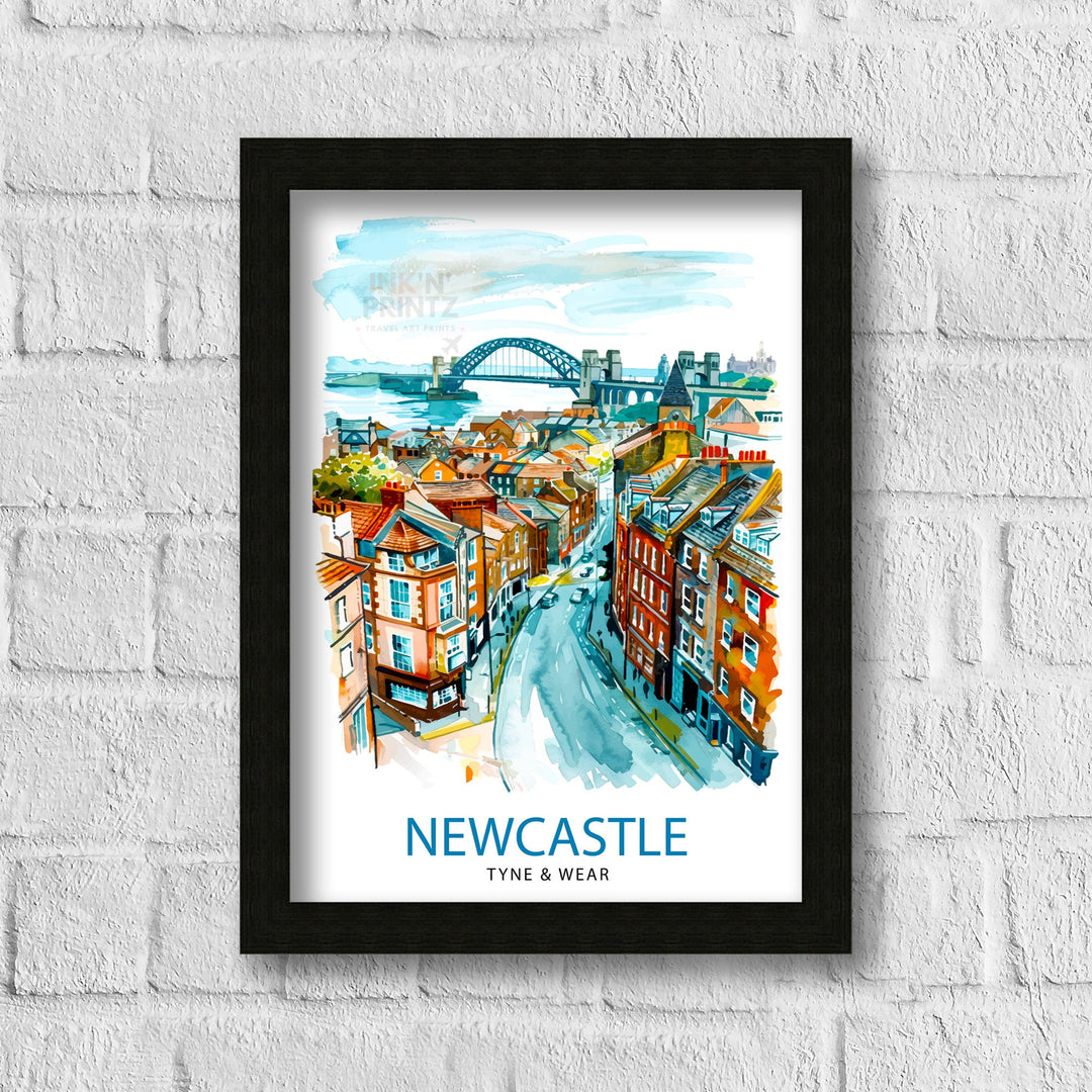 Newcastle Travel Poster