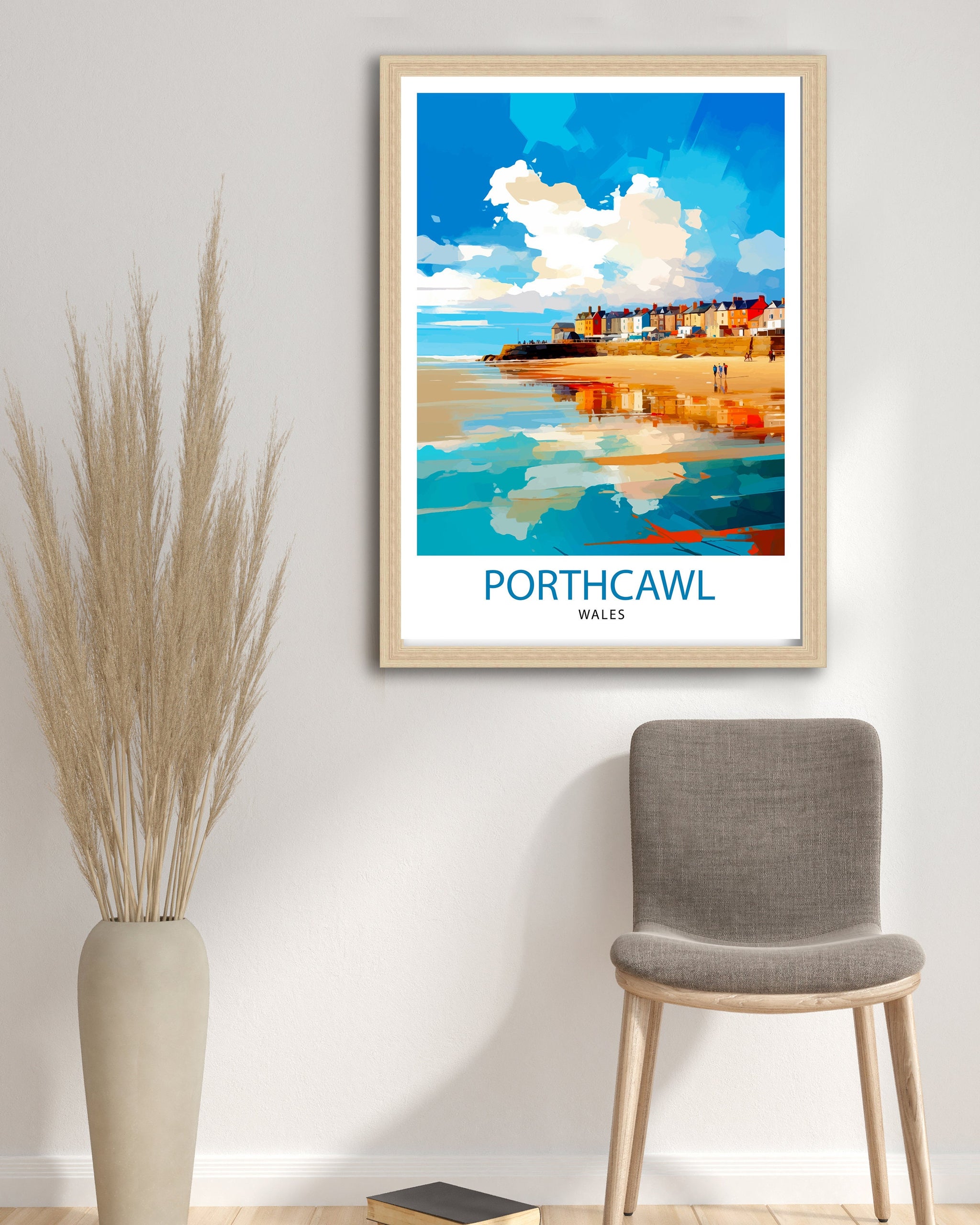 Porthcawl Wales Travel Print Wall Decor Wall Art Porthcawl Wall Hanging Home Décor Porthcawl Gift Art Lovers Wales Art Lover Gift Print Art
