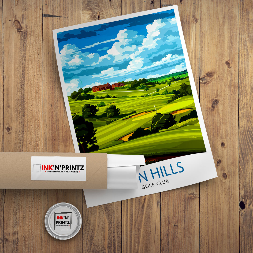 Erin Hills Golf Club Travel Print Wall Decor Wall Art Erin Hills Wall Hanging Home Décor Erin Hills Gift Art Lovers Golf Art Lover Gift