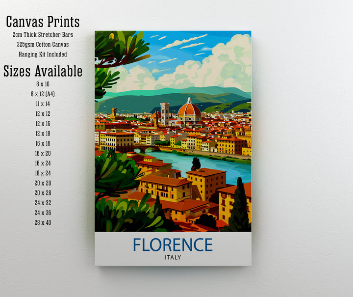 Florence Italy Travel Poster Florence