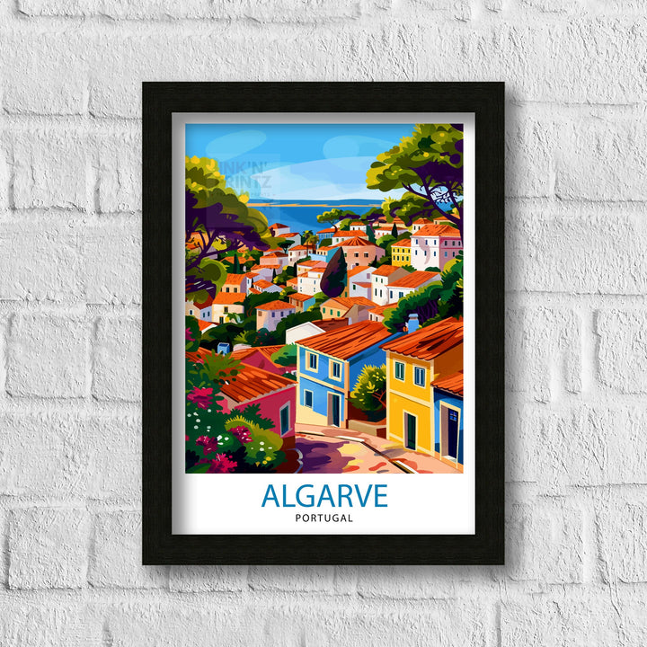 Algarve Portugal Travel Poster Algarve