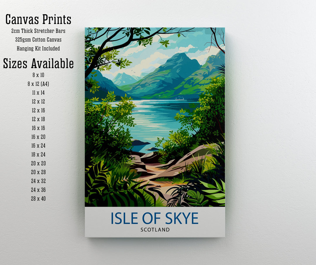 Isle of Skye Travel Poster Skye