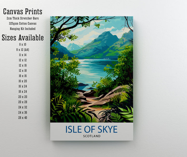 Isle of Skye Travel Poster Skye