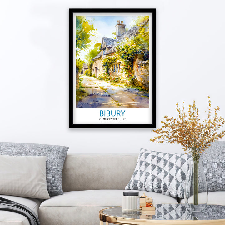 Bibury Travel Poster