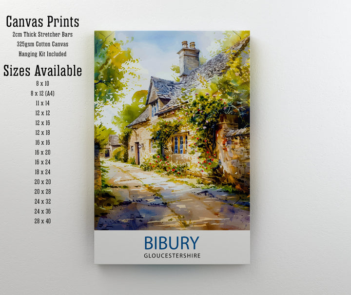 Bibury Travel Poster