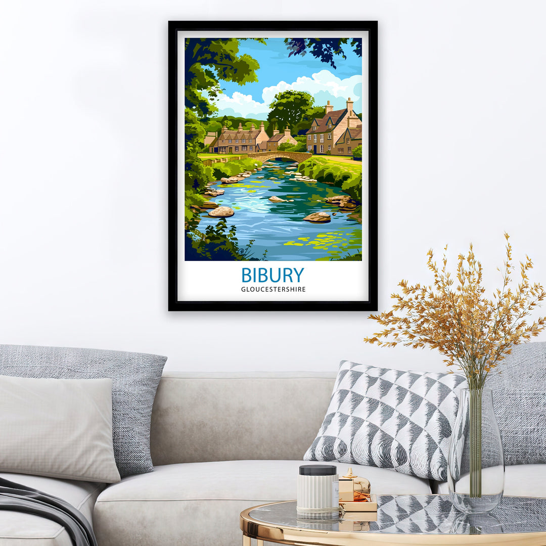 Bibury Travel Poster