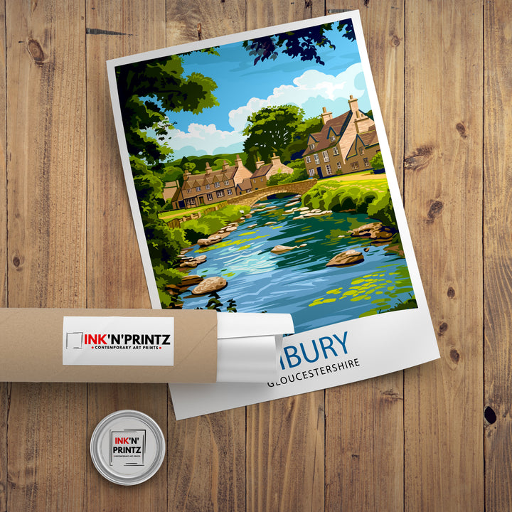 Bibury Travel Poster