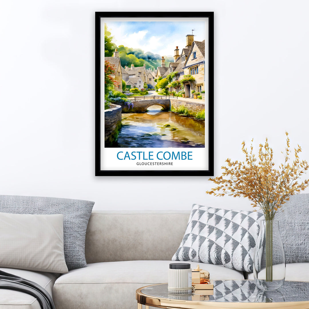 Castle Combe Travel Poster