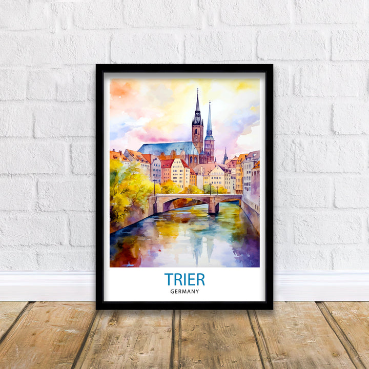 Trier Germany Travel Poster