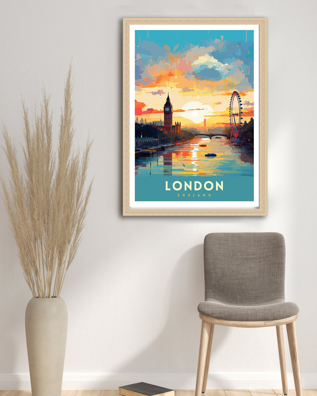 London England Travel Poster