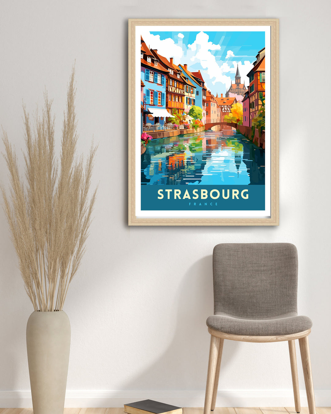 Strasbourg France Travel Poster