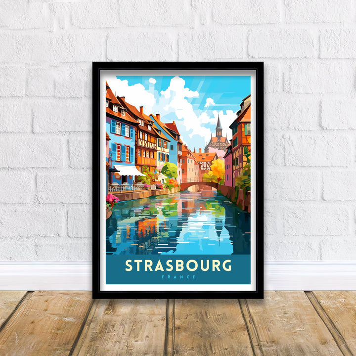 Strasbourg France Travel Poster