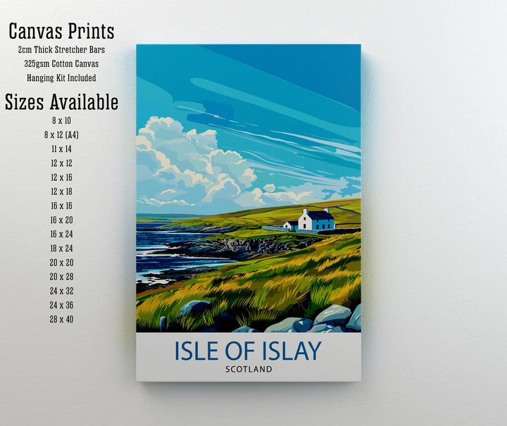 Isle of Islay Scotland Travel Poster