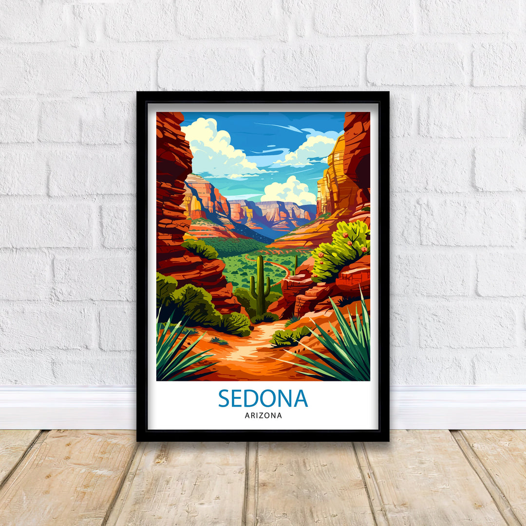 Sedona Arizona Travel Poster Sedona