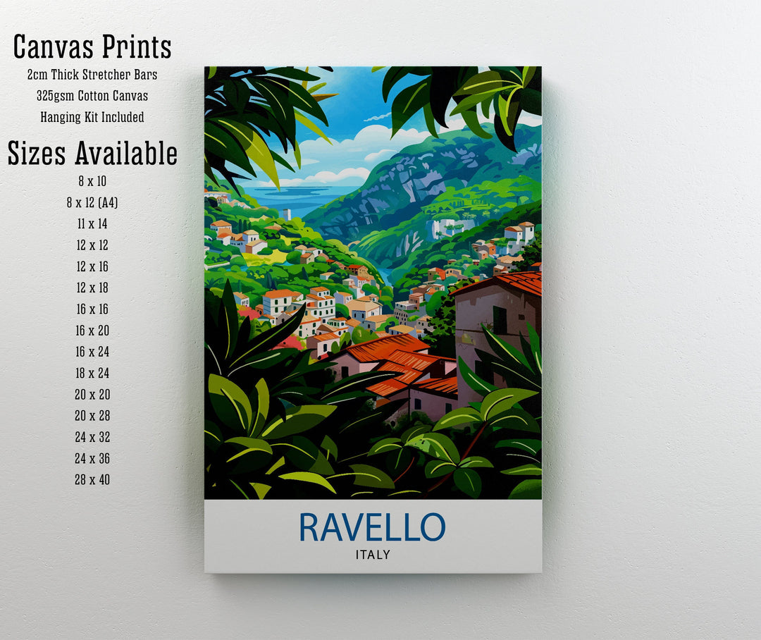 Ravello Italy Travel Poster Ravello