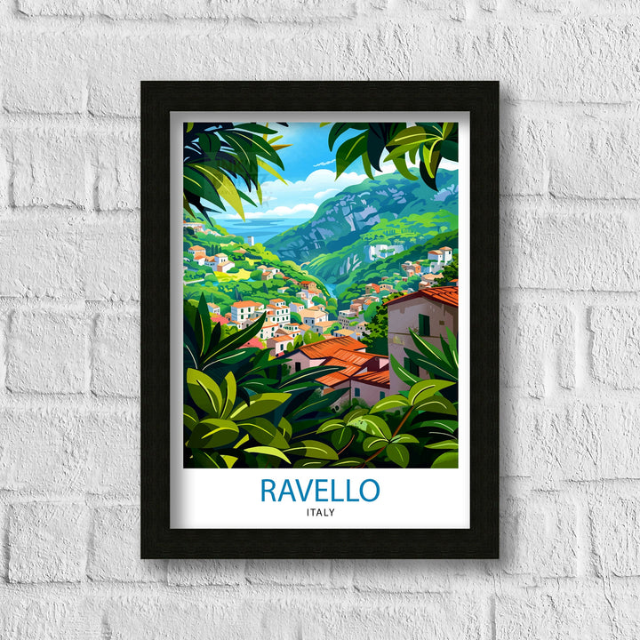 Ravello Italy Travel Poster Ravello