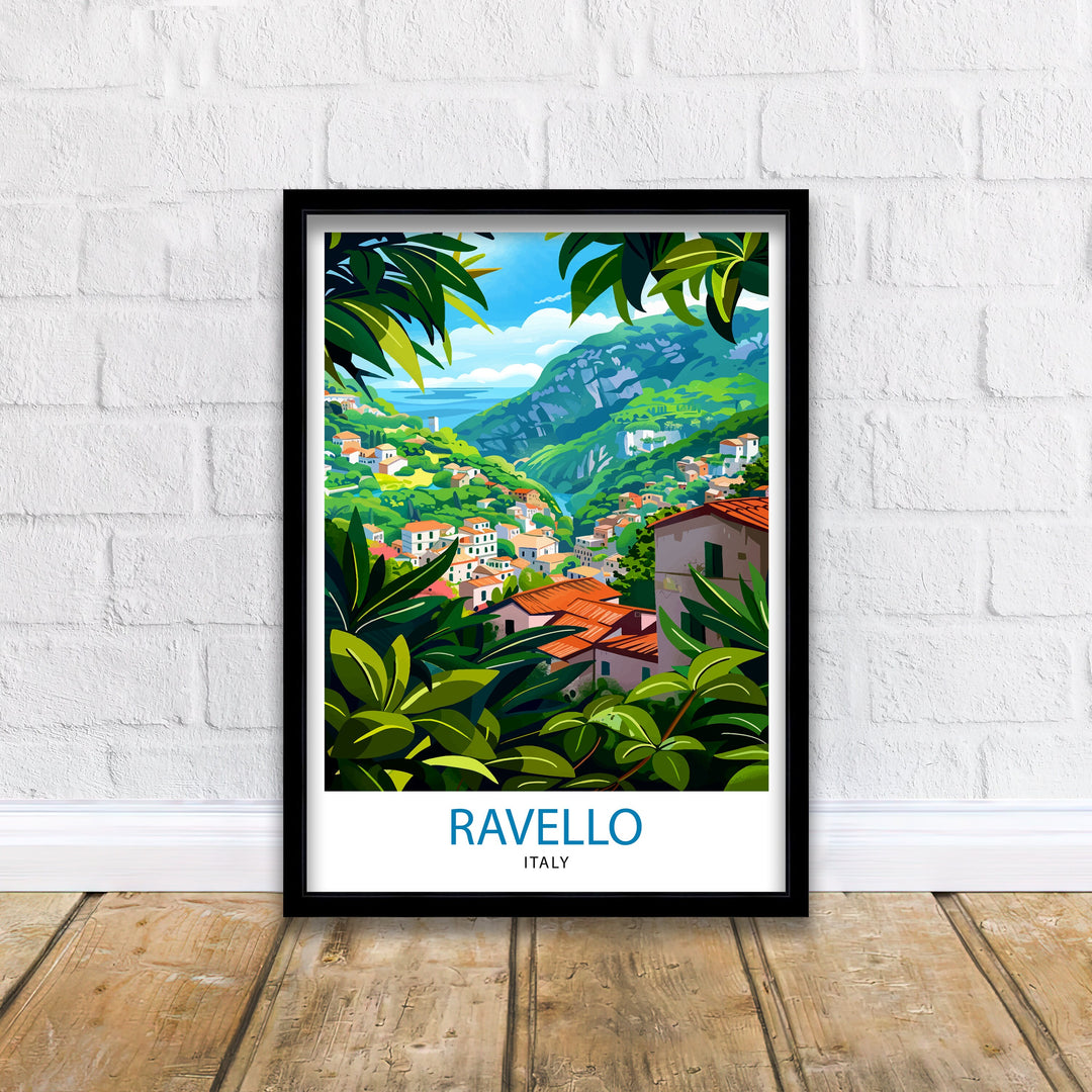 Ravello Italy Travel Poster Ravello