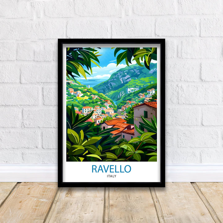 Ravello Italy Travel Poster Ravello