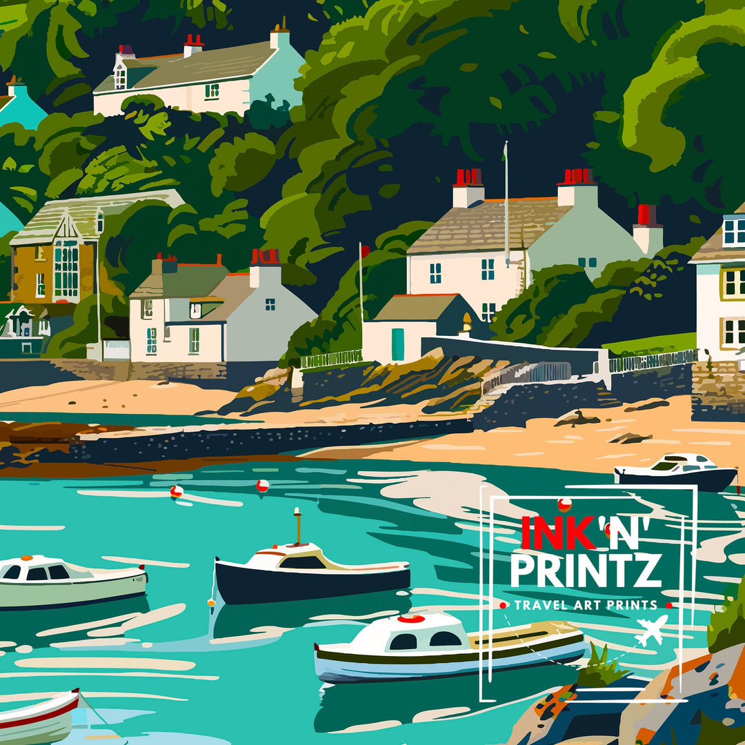 Kingsbridge Devon Travel Poster Wall Art Kingsbridge Wall Hanging Home Décor Kingsbridge Gift Art Lovers Devon Art Lover Gift