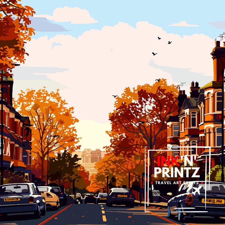 Ealing London Travel Poster Wall Art Ealing Wall Hanging Home Décor Ealing Gift Art Lovers London Art Lover Gift Poster Art