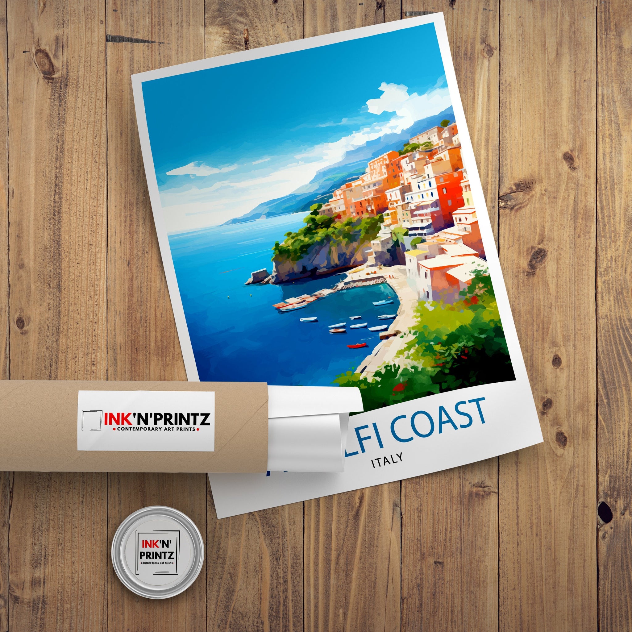 Amalfi Coast Italy Travel Print Amalfi Coast Wall Decor Amalfi Coast Poster Italy Travel Prints Amalfi Coast Art Print Amalfi Coast