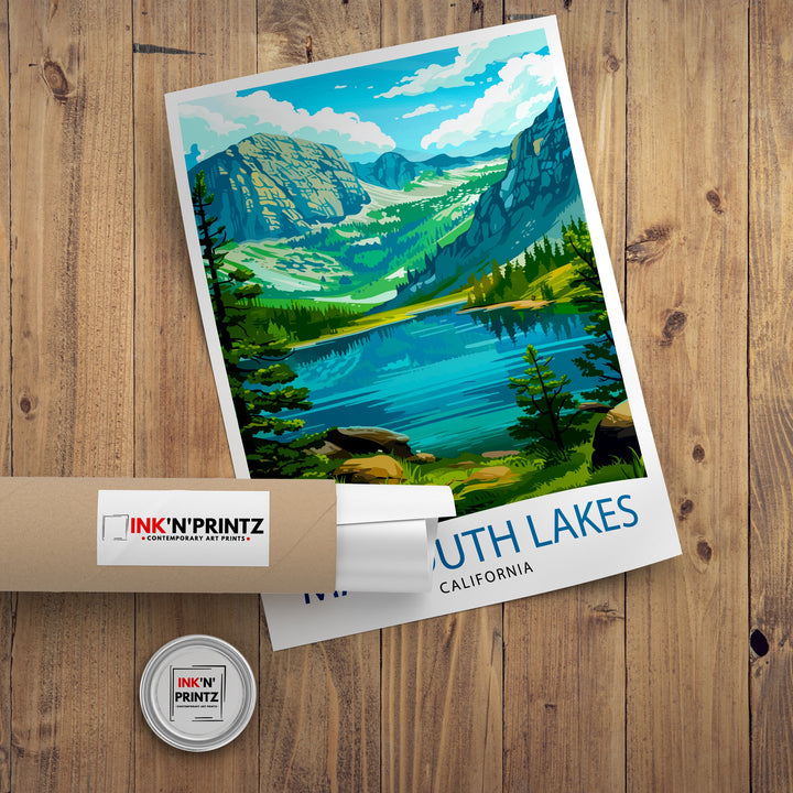 Mammoth Lakes California Travel Print Wall Decor Wall Art Mammoth Lakes Wall Hanging Home Décor Mammoth Lakes Gift Art Lovers California