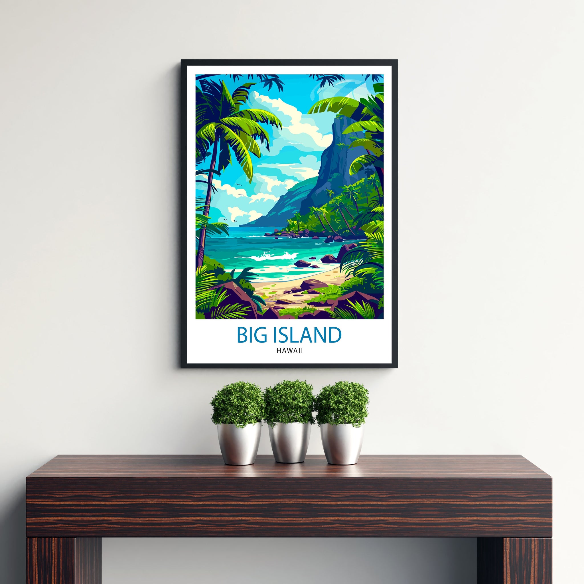 Big Island Hawaii Travel Poster