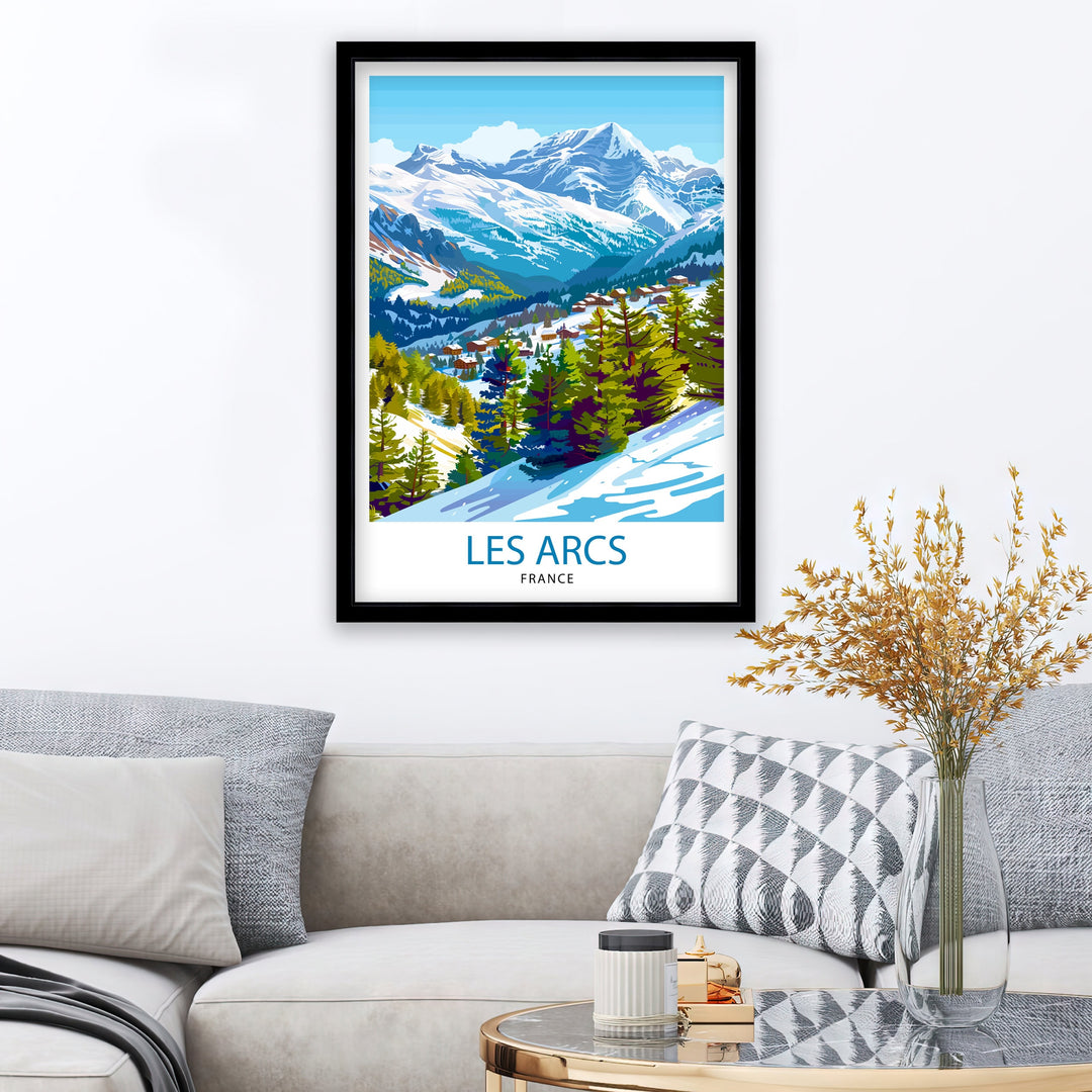 Les Arcs France Poster